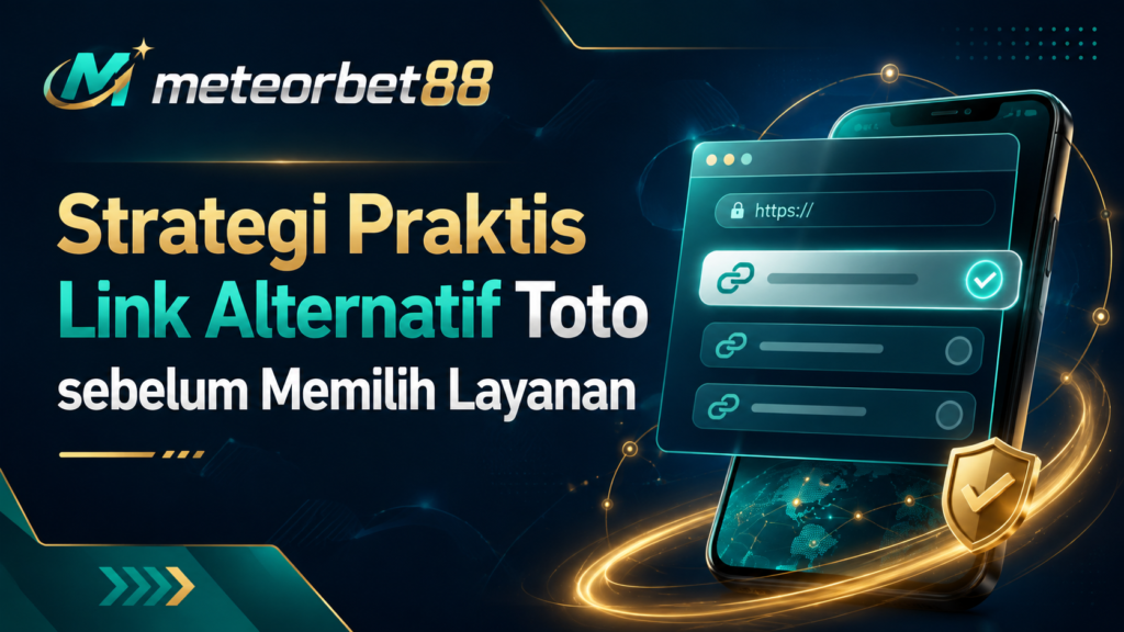Strategi Praktis Link Alternatif Toto sebelum Memilih Layanan